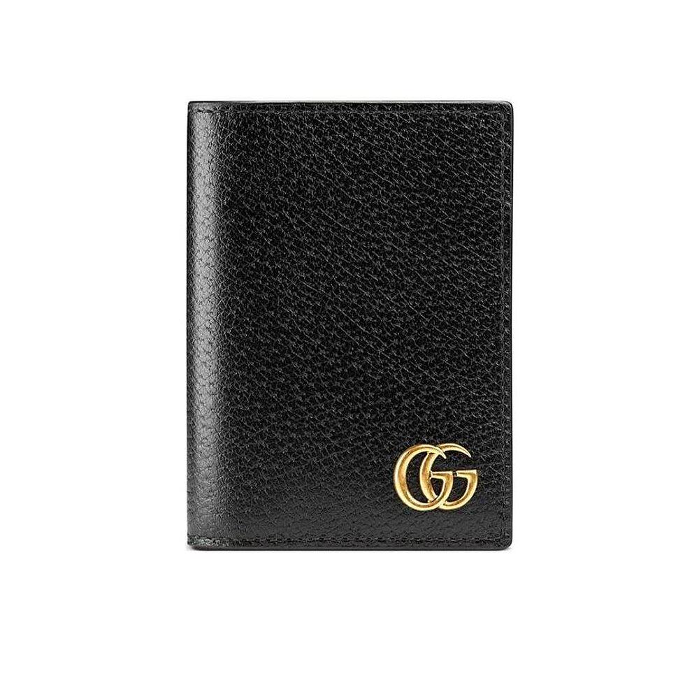 GUCCI 男士钱包 428737DJ20T1000 AW2023 黑色 黑色Marmont卡包