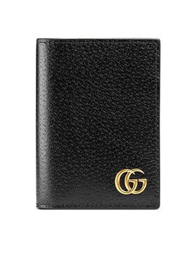 GUCCI 男士钱包 428737DJ20T1000 AW2023 黑色 黑色Marmont卡包