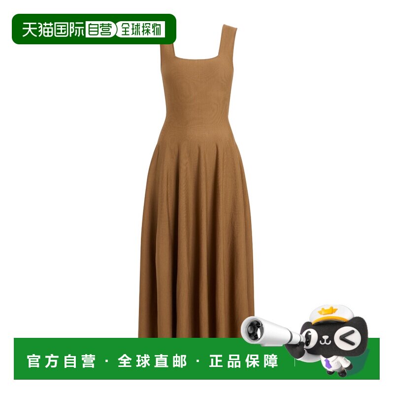 1h可退 香港直邮KHAITE 女士连衣裙 9926511745 AW2025 驼色 无袖图片