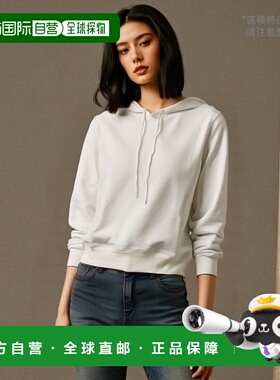 自营 opening ceremony白色空白棉质连帽衫 - 图案 美国奥莱直发