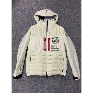 031 羽绒服 68953 1A00057 MONCLER 米白色男士