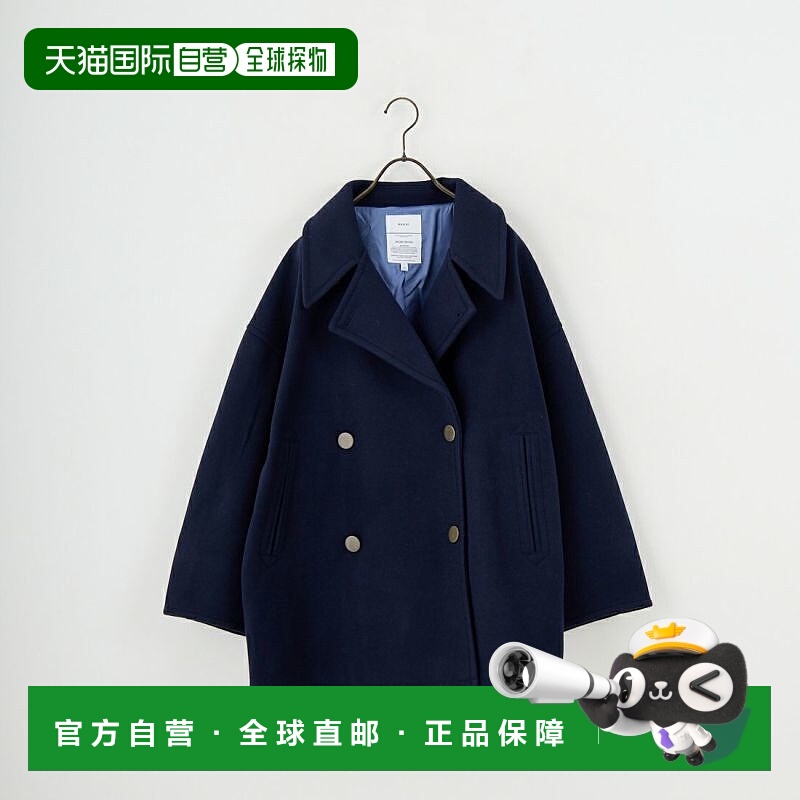 1h可退 日本直邮kha:ki 女士宽松茧型P Coat MIL25FJK3243