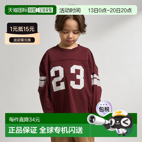 日本直邮sense of wonder品牌官方发货儿童防污速干前后均可穿号T