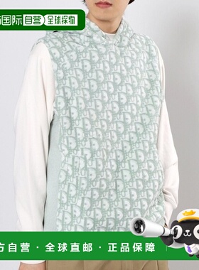 韩国直邮Dior 483J647A0907 连帽拉链衫Dior Oblique印花特里棉布