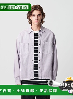 1h可退 日本直邮MONKEY TIME 男装 宽松短款 多尼尔斜纹衬衫