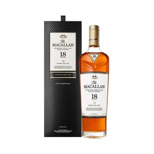 日本直邮MACALLAN麦卡伦雪莉桶18年单一麦芽苏格兰威士忌洋酒日版