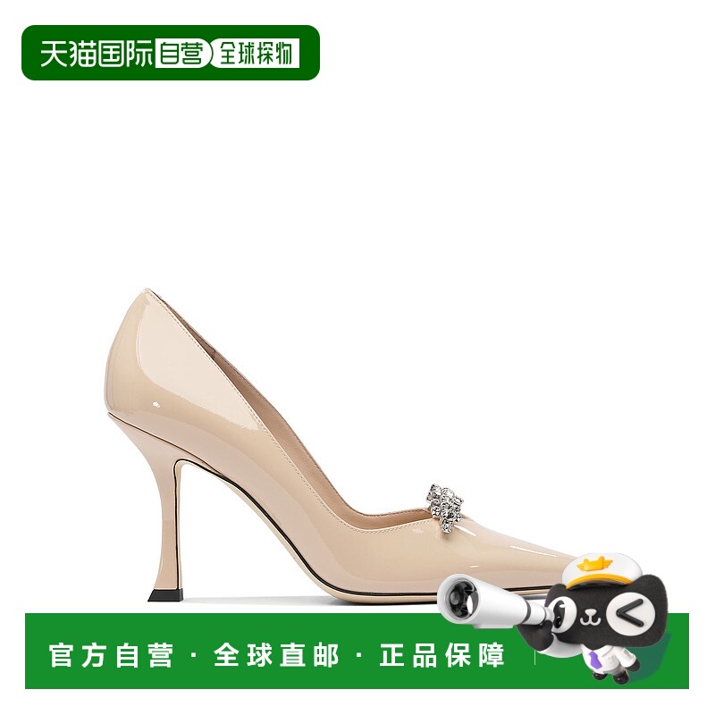 1h可退 香港直邮JIMMY CHOO 女士高跟鞋 BELINDAPUMP90PATMACARON