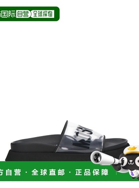 香港直邮Moschino 莫斯奇诺 女士 Slides 便鞋 black黑色 舒适时