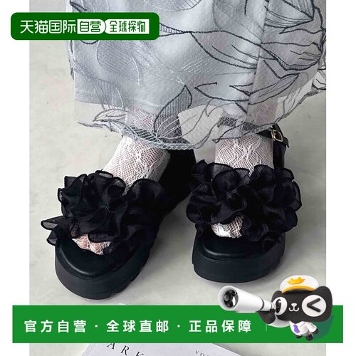 AS KNOW AS plus × VIVIAN联名 女士 亮面荷叶边厚底凉鞋 ZW0968