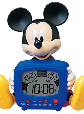 Seiko Clock 闹钟 Disney 迪士尼 米奇老鼠 FD485A 蓝色
