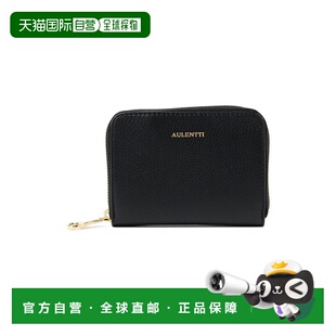 1h可退 日本直邮AULENTTI女士牛皮迷你钱包 手掌尺寸 便携时尚多