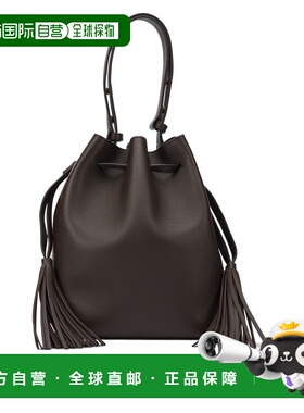 1h可退 香港直邮valentino 华伦天奴 女士 棕色皮革肩包 7W2B0R99