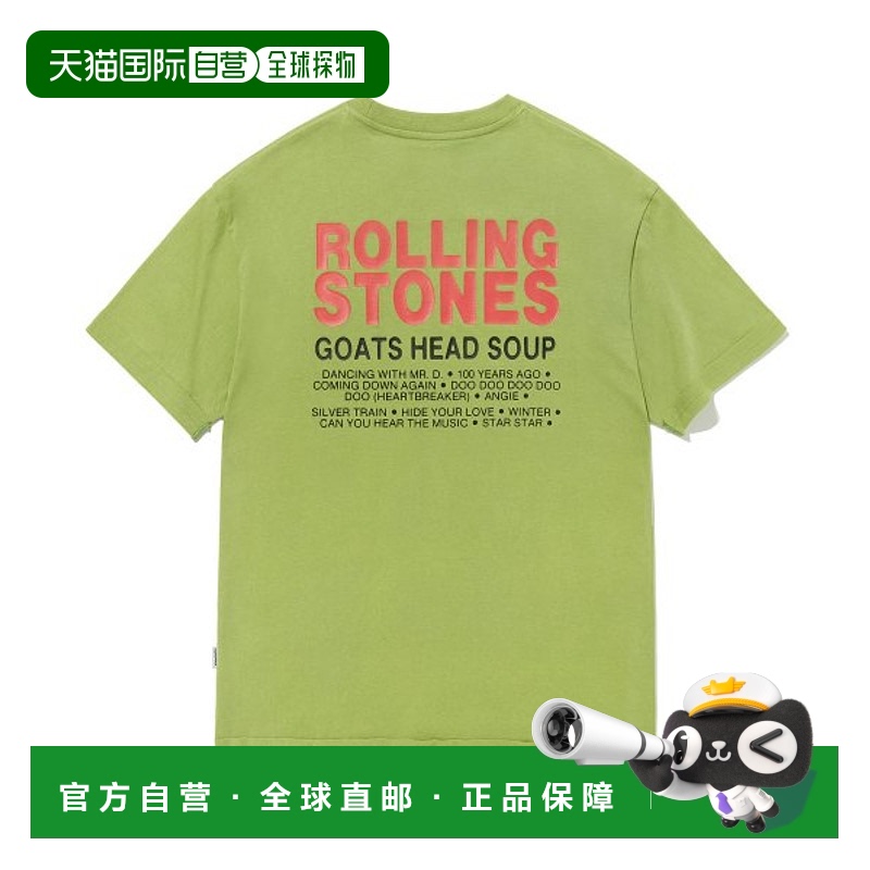 韩国直邮VIVASTUDIO 男士T恤ROLLING STONES TEE [LIME] P0000GRF