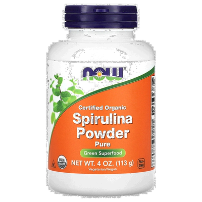 香港直发Now诺奥有机认可螺旋藻粉绿色天然草本品质保证113g