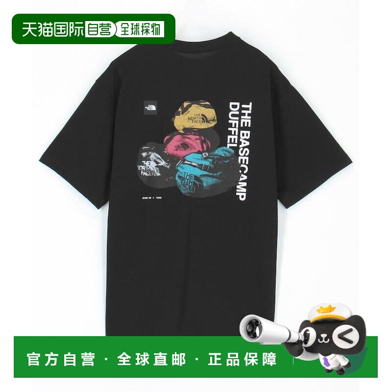 日本直邮THE NORTH FACE 男士 速干Base Camp Duffel印花短袖T恤