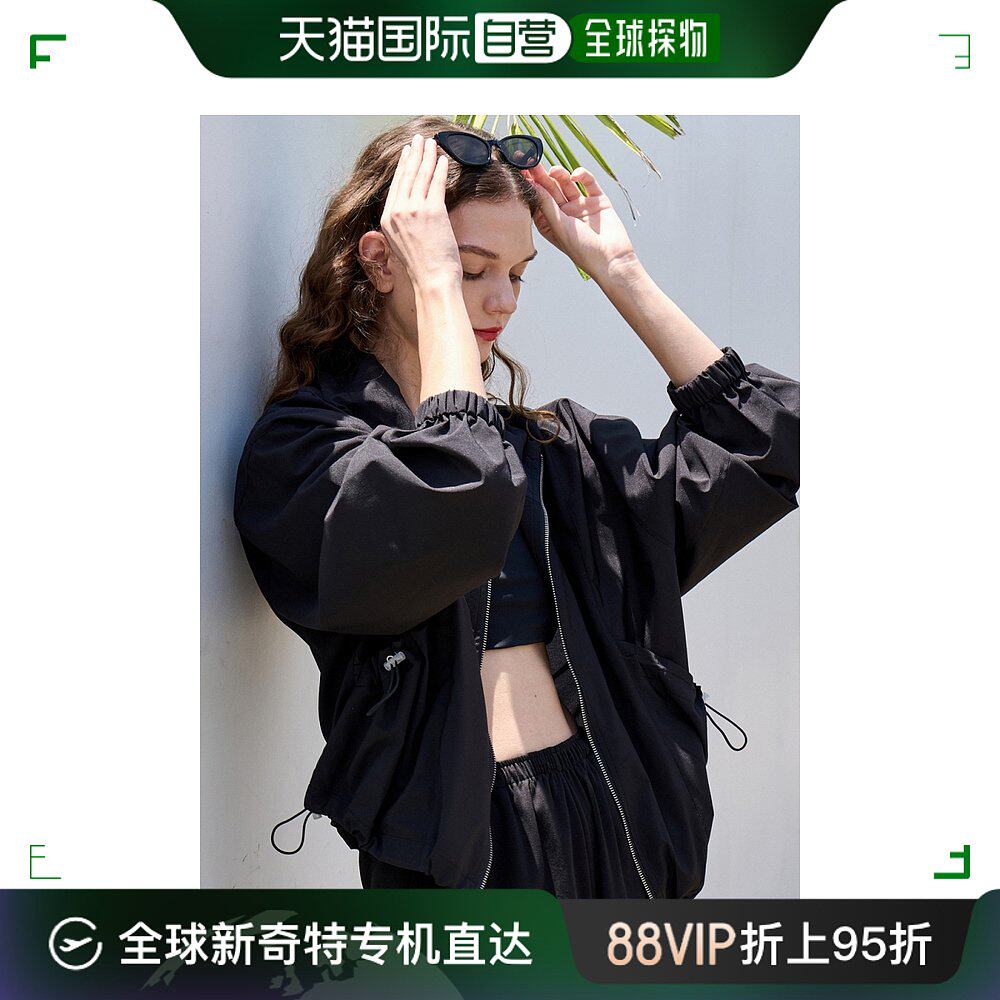 韩国直邮voiebit 女款 shearling point 夏季毛衣黑色 vw205