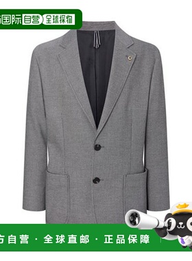 韩国直邮HAZZYS 赫奇斯 [长销] 炭灰色图案男士夹克 (WHJA4C234CG