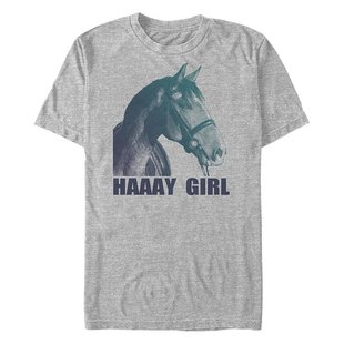 Haaay Girl Sun 恤 圆领 男士 短袖 Fifth Horse