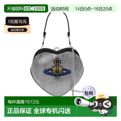 1h可退 Vivienne Westwood Belle 心形手提包 4B010013WPT000Q