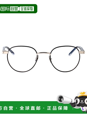 香港直邮SAINT LAURENT 男士眼镜 SL781003 SS2025 黑色 全框平光