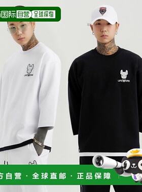 韩国直邮LIFEWORK 公用男士T恤LW232TS410新款