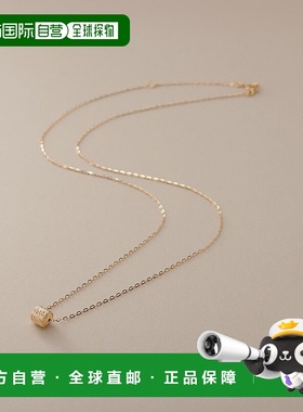 日潮跑腿COCOSHNIK K18纹理珠项链 405-36652
