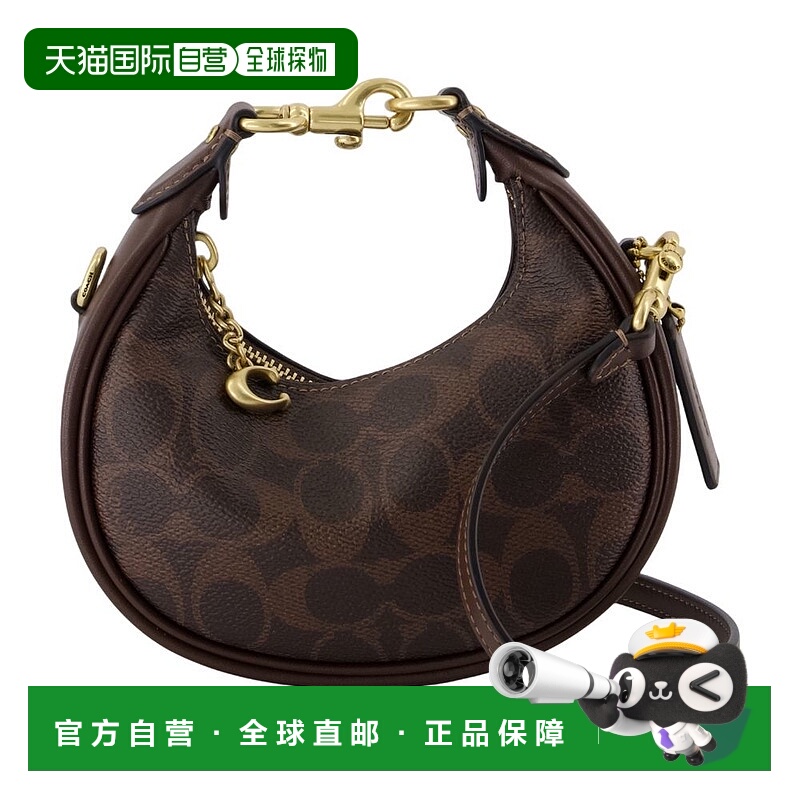 1h可退 香港直邮COACH 女士单肩包 CR510B4MPL AW2025 褐色 Jonie
