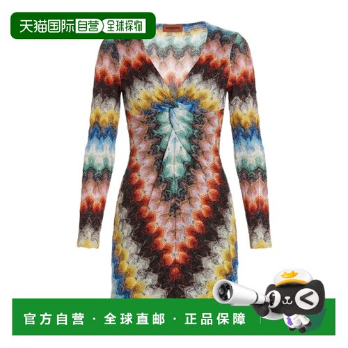香港直邮Missoni V领连衣裙 29DS26SG43BR015J