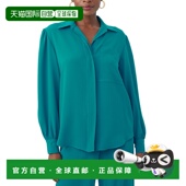 蓝色 自营Trina 美国奥莱直发 Dolman袖 衬衫 Turk Anuka