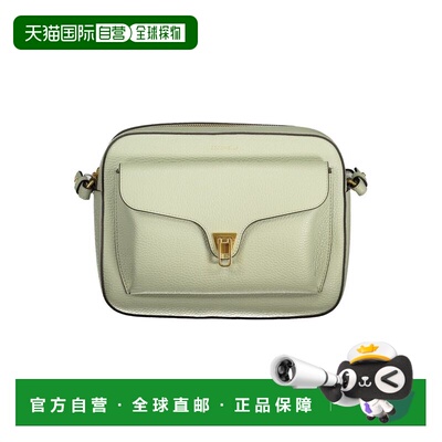 自营Coccinelle Leather Women Shoulder Women's Bag - green 美