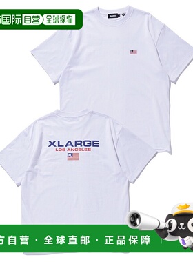 1h可退 日本直邮XLARGE 男/女装 半袖T恤 刺绣设计 背面印花 1012