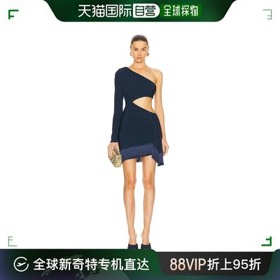 香港直邮潮奢 PATBO 女士 单肩剪口迷你连衣裙 VEC26854US