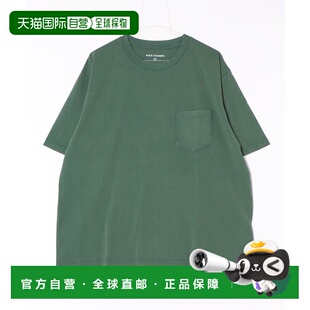 口袋T恤 1h可退 宽松复古风半袖 NUMBER男士 柔软透气 日本直邮BACK