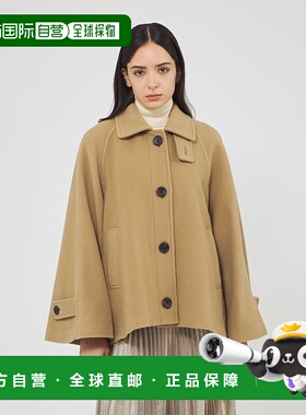 1h可退 日本直邮EPOCA 女装 A字过膝 poncho大衣 半高领设计 N7B0