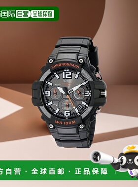 【日本直邮】卡西欧 计时码表 男款 黑色 MCW-100H-1AV 海外款