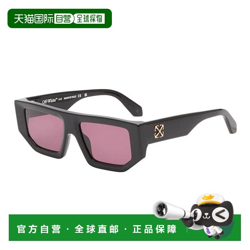 1h可退 香港直邮OFF-WHITE 女士眼镜 VANCOUVER11028 SS2025 黑色