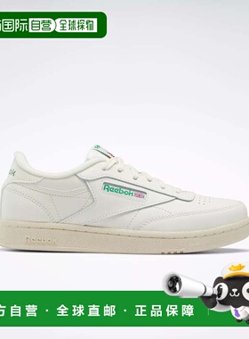 自营reebokClub C Shoes - Grade School - chalk/chalk/glen gre
