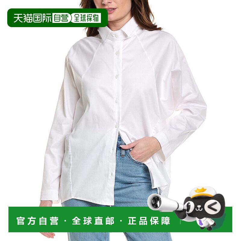 自营 Just Bee Queen Sloane 上衣 - 白色 美国奥莱直发长袖