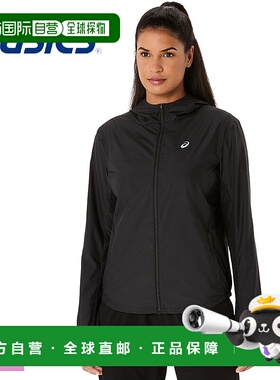 日本直邮ASICS 女士跑步速干梭织夹克 (2012D232) - 一款简约的防