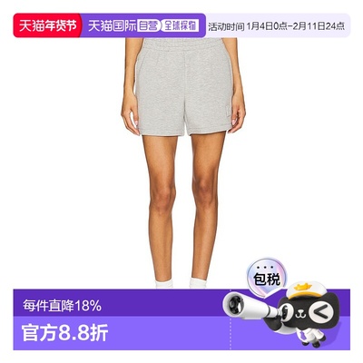 香港直邮ANINE BING 女士 灰色 Kam Framed Monogram 短裤 A05106