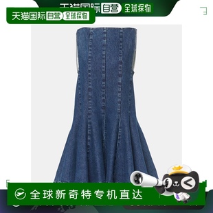 003622 香港直邮KHAITE 女士 Mags 牛仔迷你连衣裙