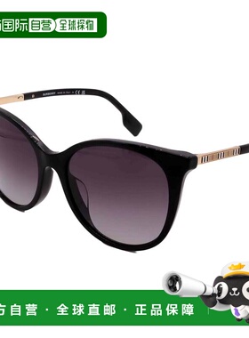 自营 BURBERRY太阳镜BE4333F-30018G-55-17-140非偏振-黑色 美国