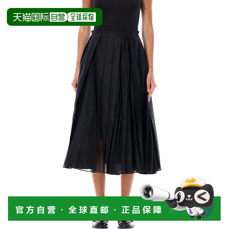 1h可退 香港直邮Jil Sander 吉尔 桑达 女士 松紧腰半身裙 J01MA0