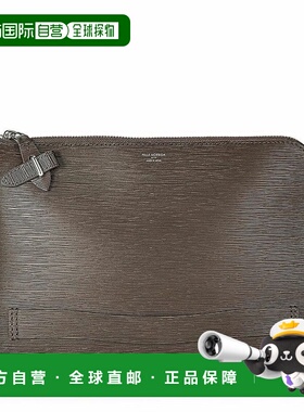 1h可退 日本直邮Capitano 男装 原创压纹牛革L字拉链手拿包 pmo-c