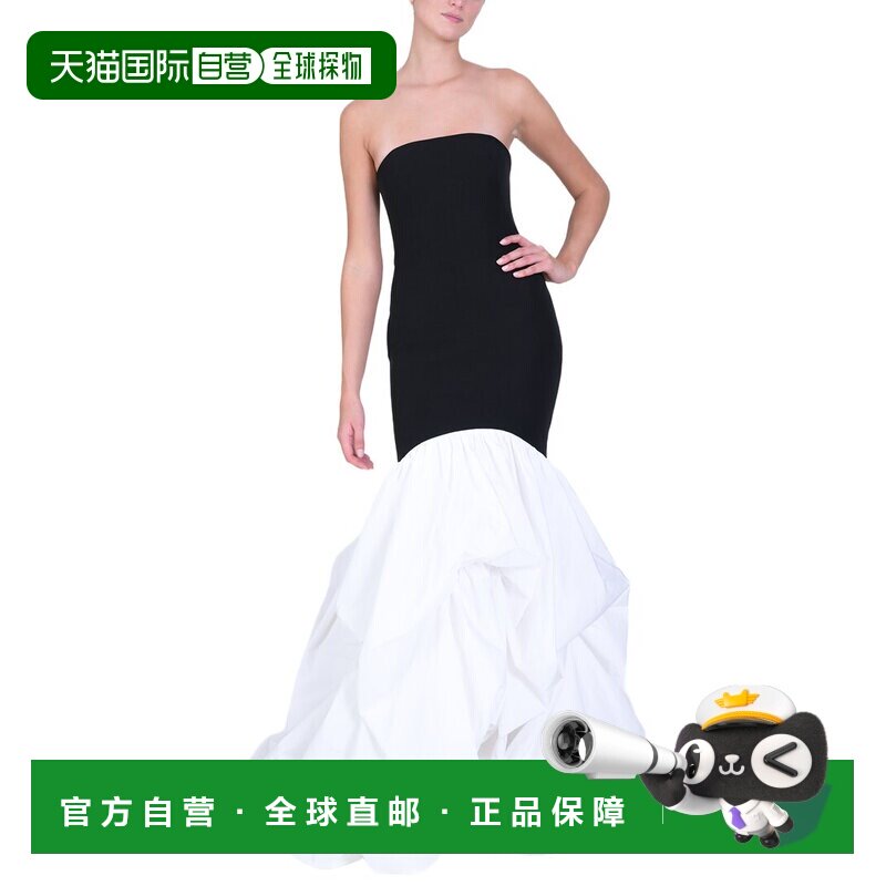 自营Marchesa Notte Drop Waist Mermaid Gown - black 美国奥莱