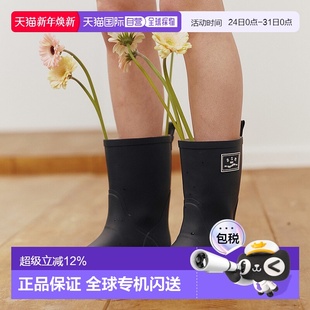 韩国直邮BENSIMON雨靴中筒短筒小众外穿防滑防水靴子耐磨BSPPRB1