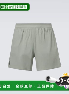 1h可退 香港直邮On 男士 徽标短裤 1MF10754420030 green绿色 舒