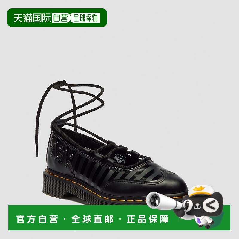 自营欧洲直邮DrMartens马丁大夫 Elphie II女士黑色Wednesday芭蕾