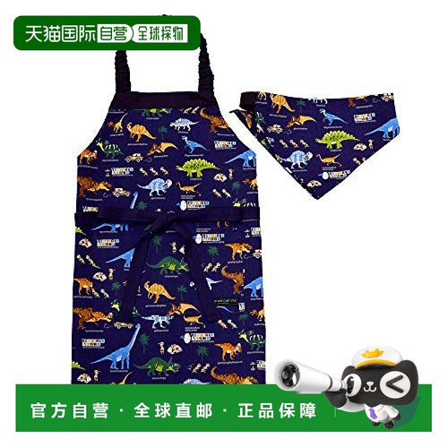 【日本直邮】Colorful Candy Style儿童围裙100-120cm恐龙N123414