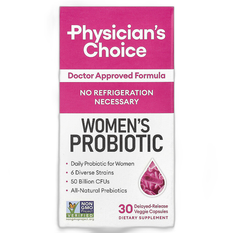 香港直发Physician'S Choice女性益生菌支持温和30粒口服益生元